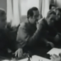 Vědci shromáždění v hotelu Prtipjať