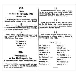 Zákon o zavedení zimního času v letech 1946 - 1947